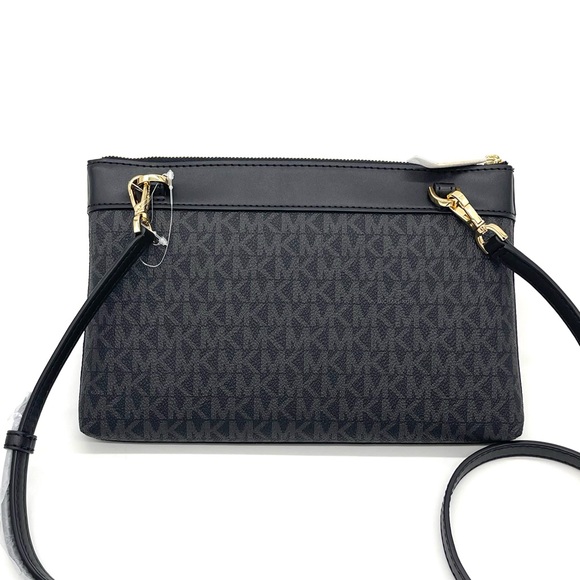 Michael Kors Large Charlotte 3 in 1 Tote Bag Black - Picture 11 of 16